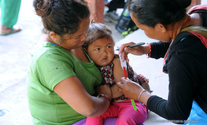 Quỹ Nhi đồng Liên hợp quốc cảnh báo nguy cơ suy dinh dưỡng ở trẻ em Nepal